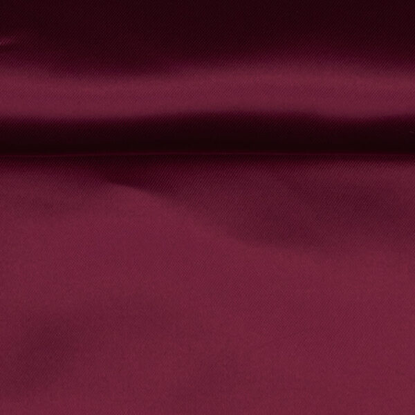Thick Viscose/Polyester Satin – Mulberry